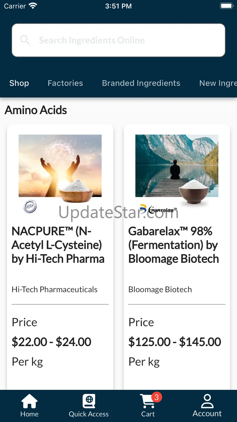 Ingredients Online 1.0.16