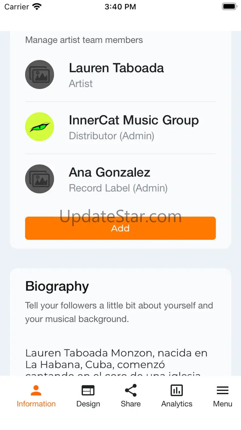 Play & Follow for Artists 1.0.1