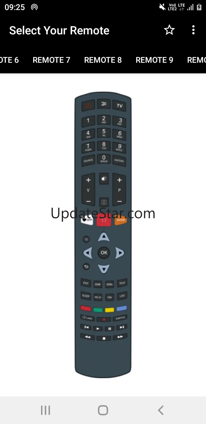 Thomson TV Remote 10.5