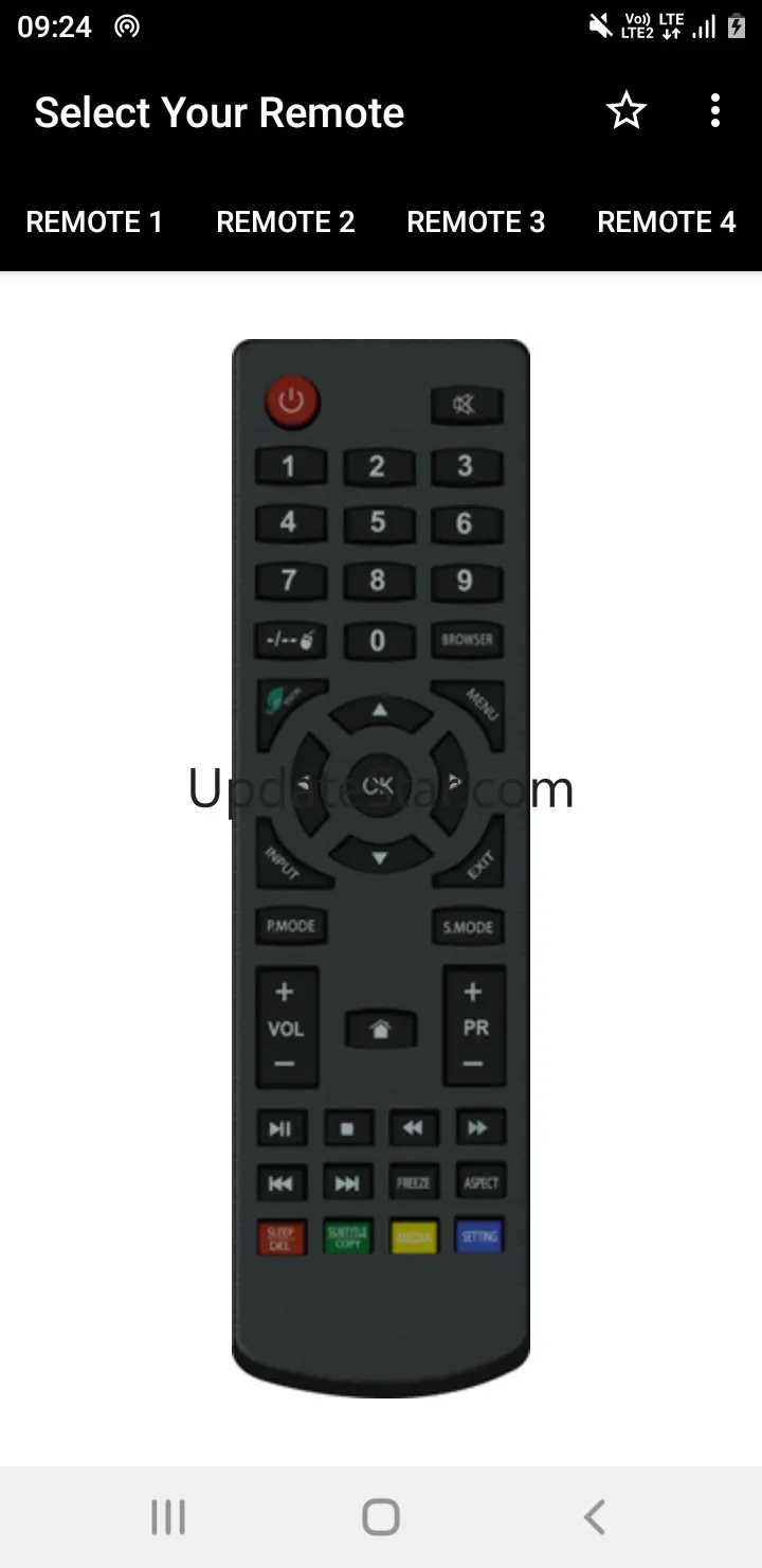 Thomson TV Remote 10.5