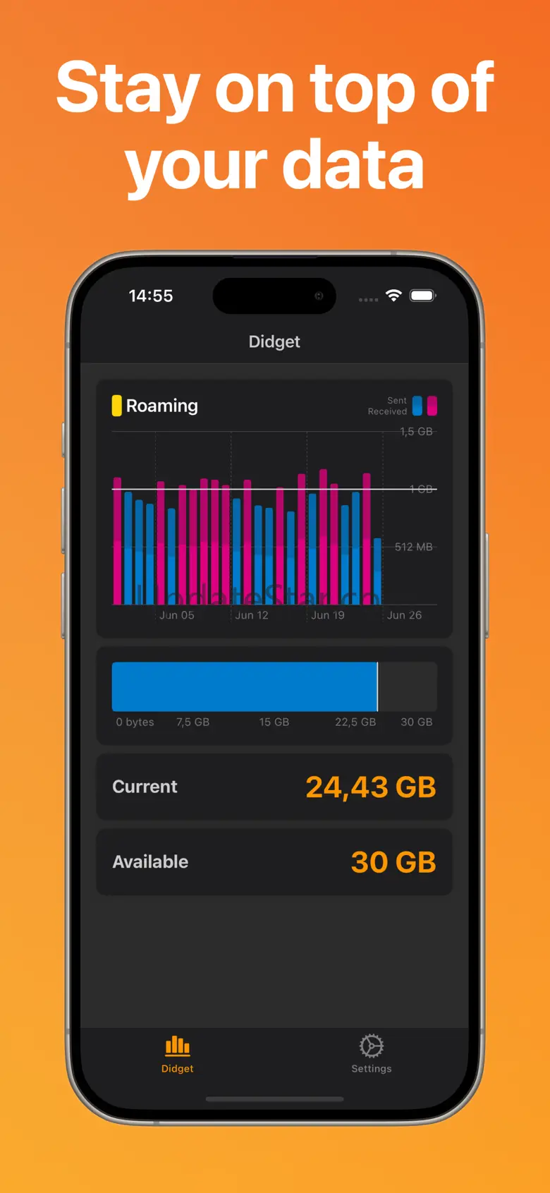 Didget: Data Usage Widget 2.3.5