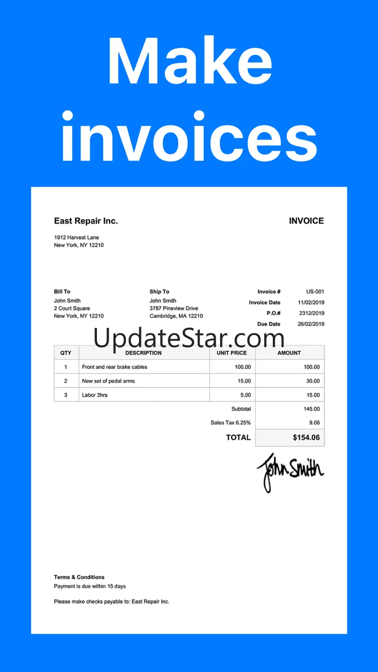 Invoice Maker: Easy Estimates 1.0.11