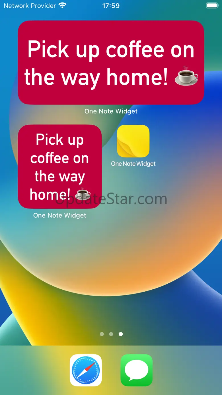 One Note Widget 2.0.1