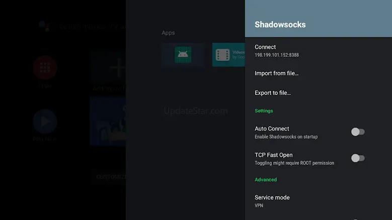 Shadowsocks for Android TV 4.8.4