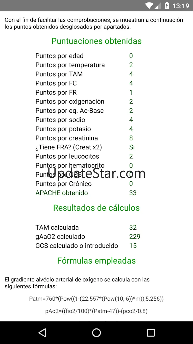 APACHE II Calc 3.0.4
