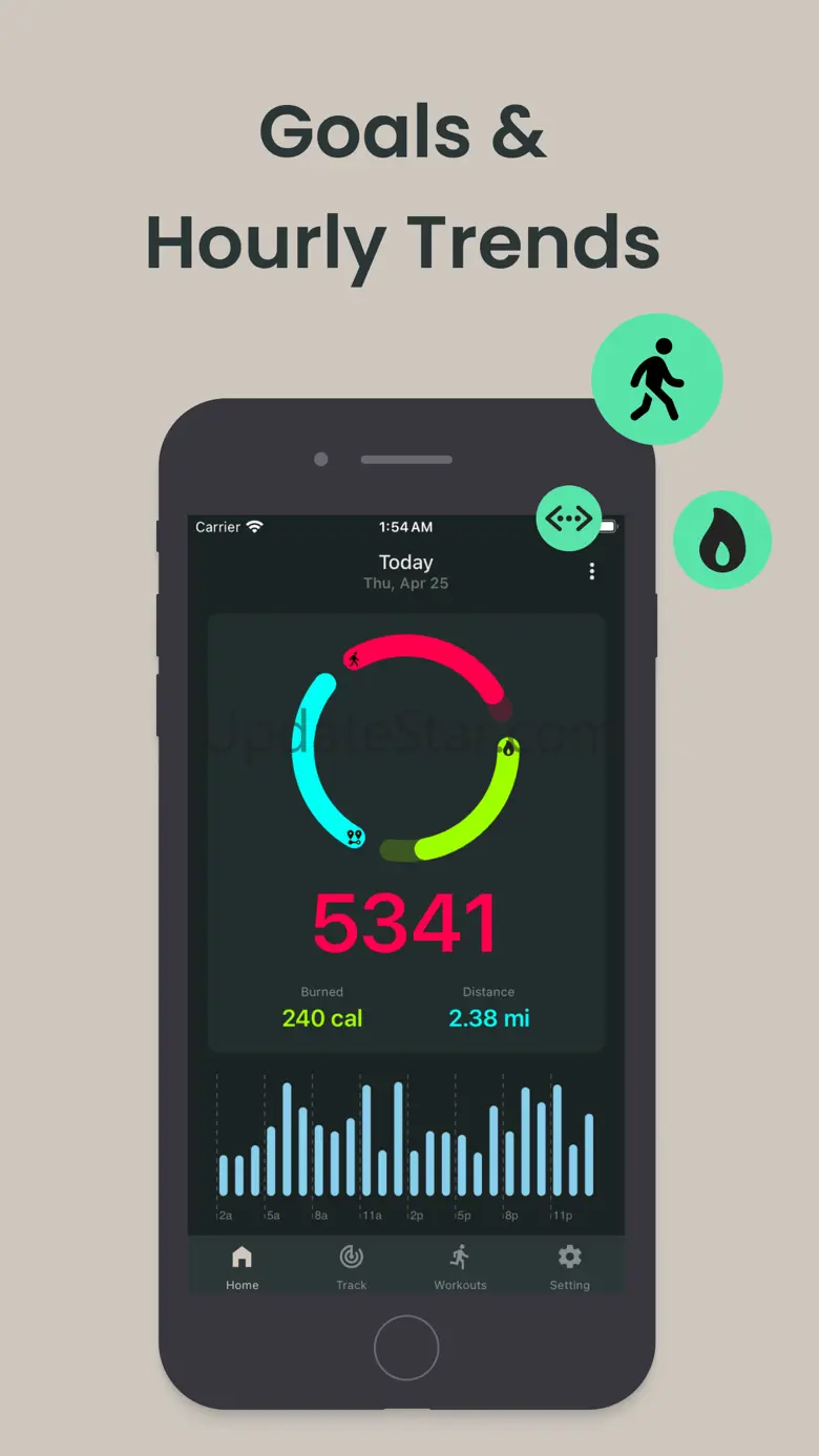 Pedometer Step Counter: steps 1.0.4