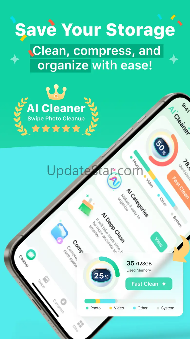 AI Cleaner：Swipe Photo CleanUp 1.0.3