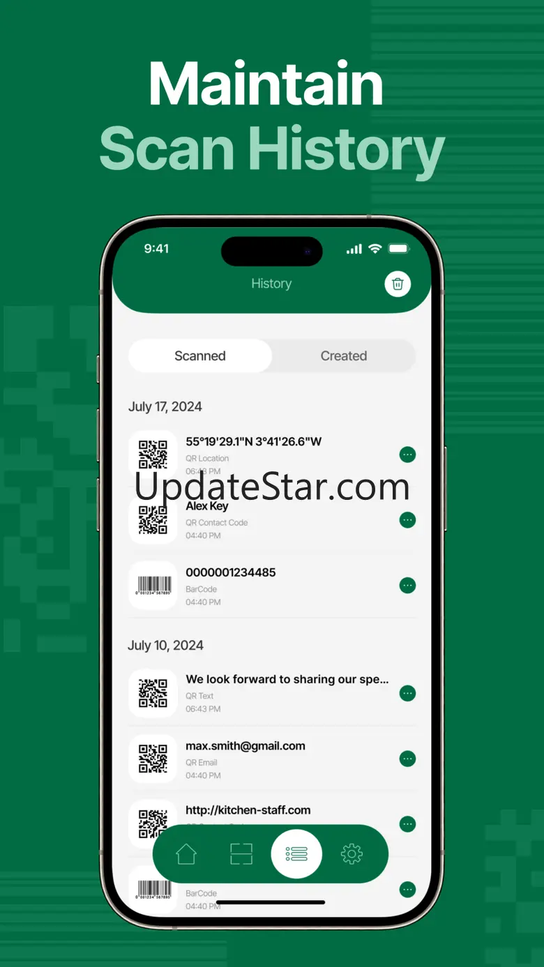 QR Code Reader. Scanner App 1.2
