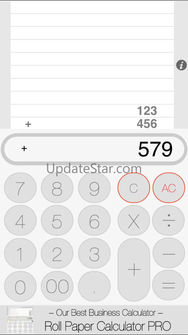 Rolled Paper Calculator 8.13