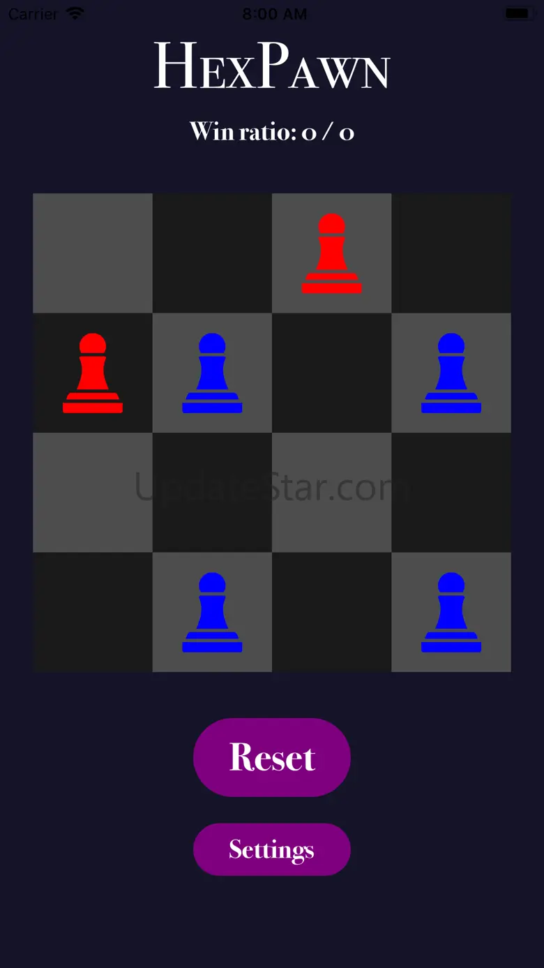 Hexpawn 1.0.1