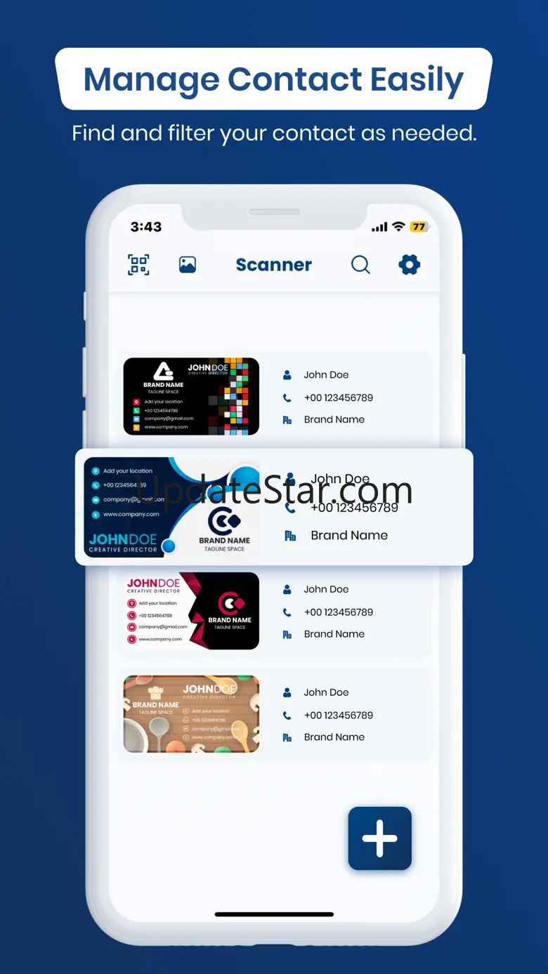 Business Card Scanner Reader 1.0.3