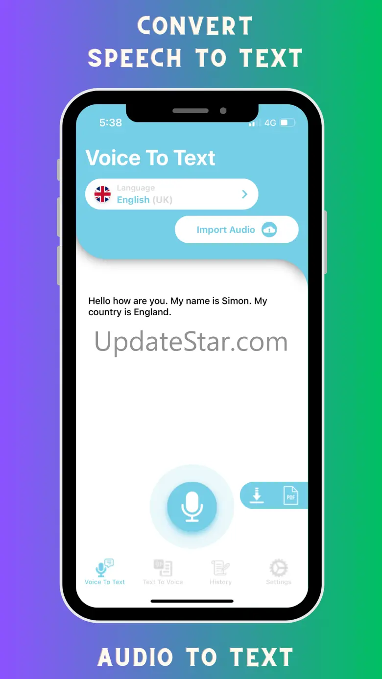 Voice Notebook speech to text 2.4.7