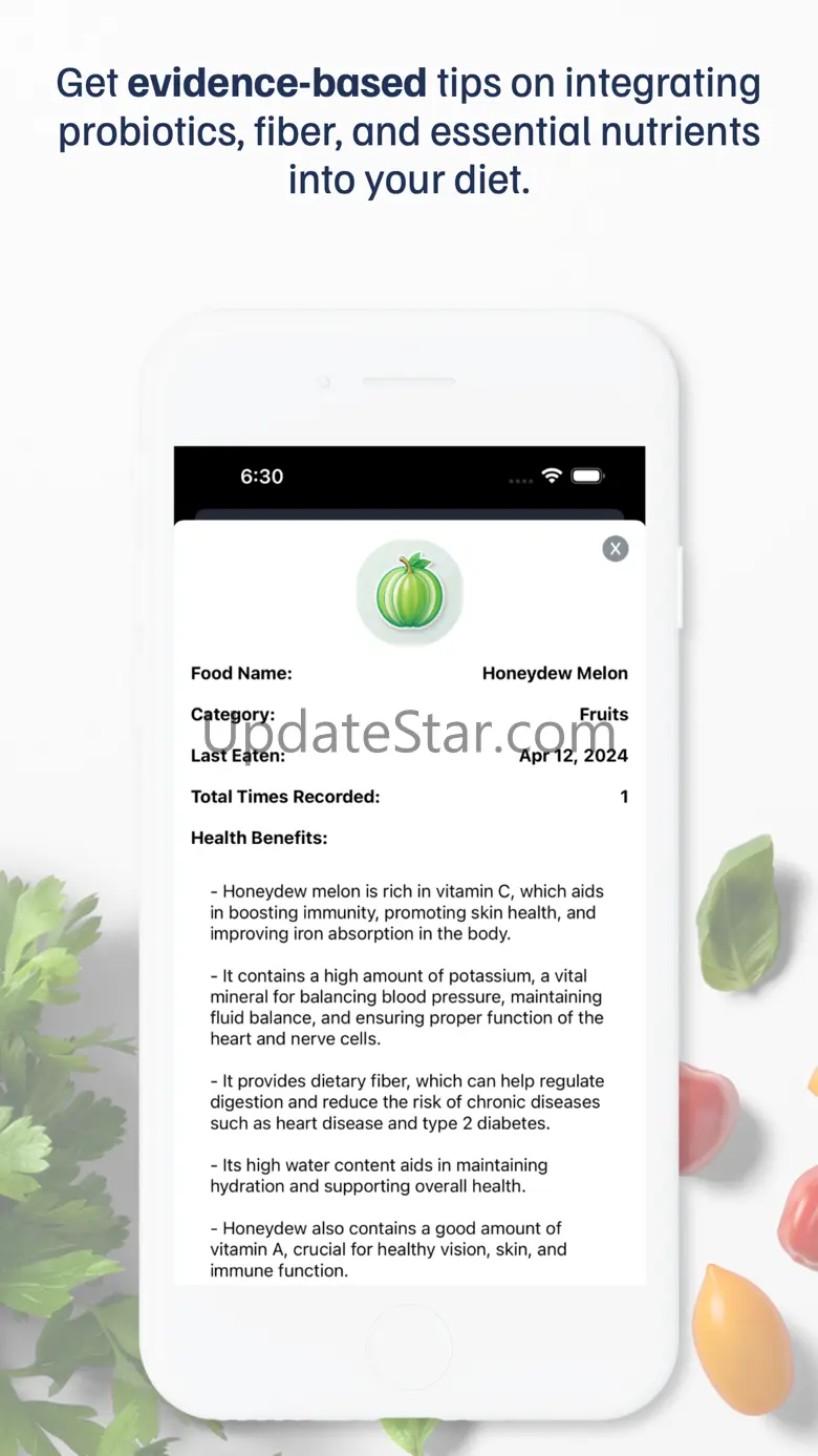 Thrive35: Gut Health Fiber Log 1.16