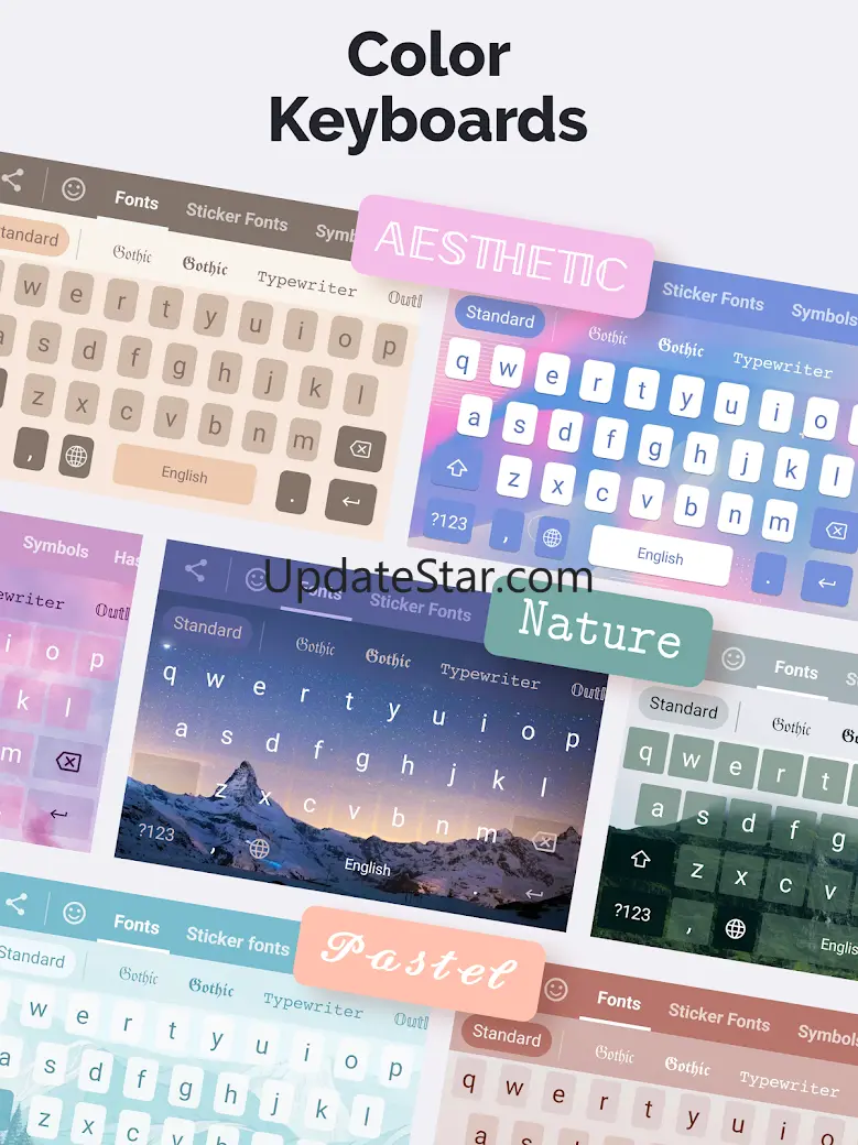 Fonts Art: Cute Keyboard Font 2.77.12