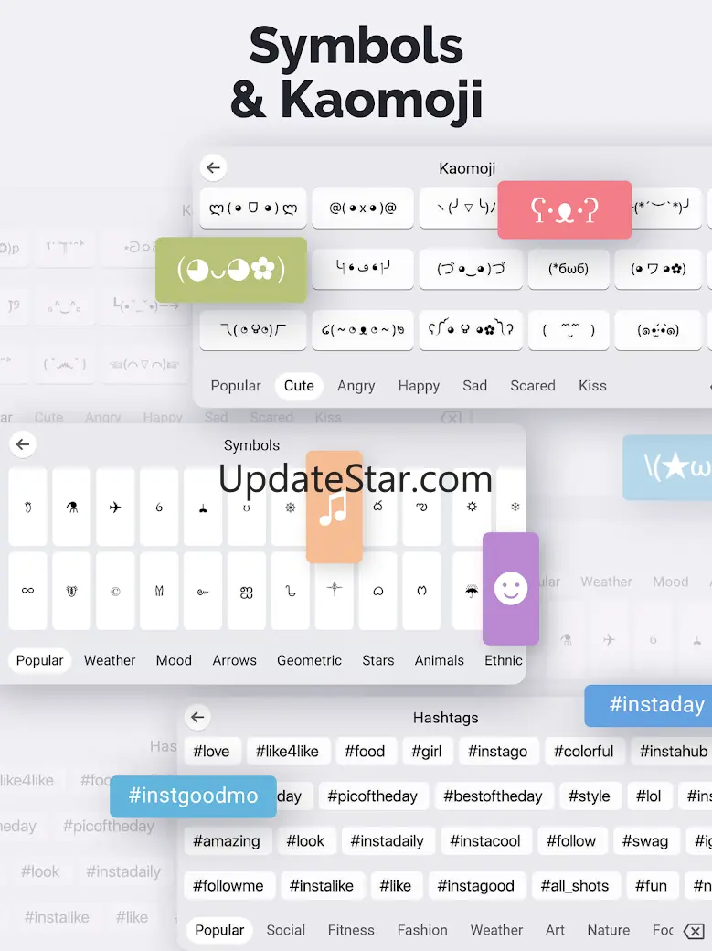 Fonts Art: Cute Keyboard Font 2.77.12