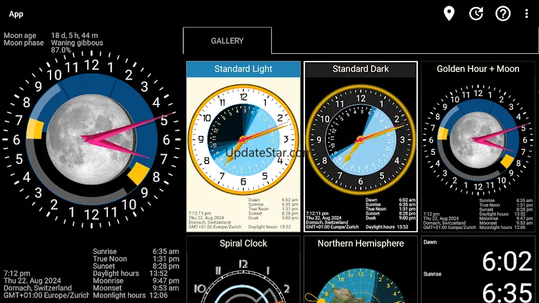 Sunclock: Sunrise Sunset Clock 4.35