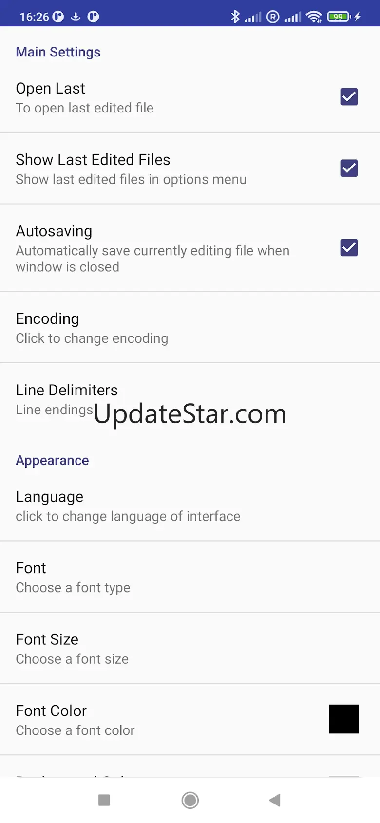 Simple Text Editor 1.27.0
