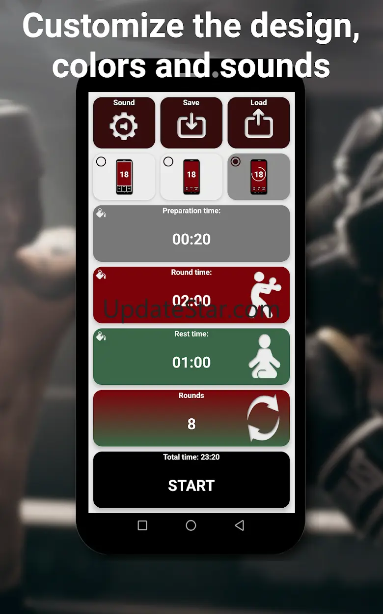 Boxing timer (stopwatch) 5.2.3