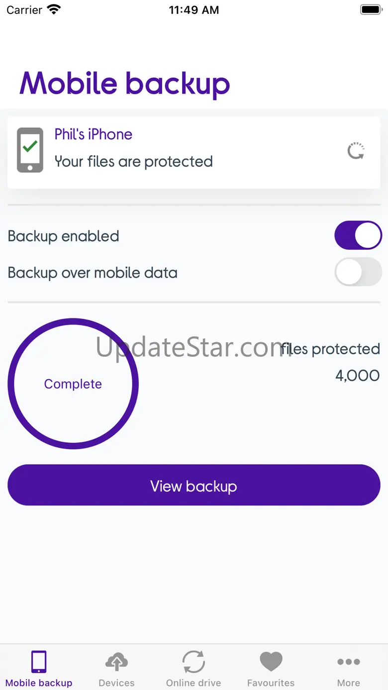 Cloud Backup by Currys 6.11