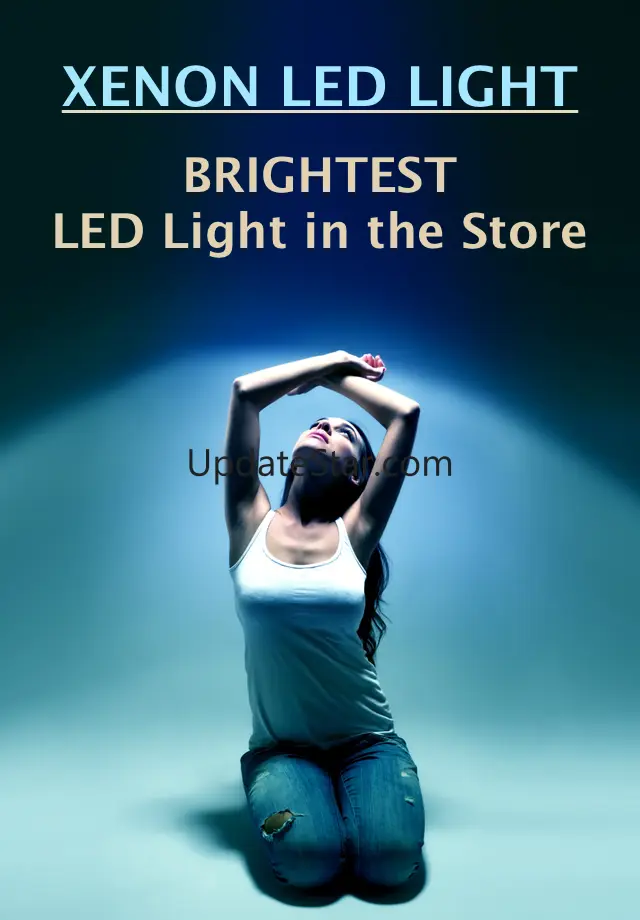 XENON LED Light - Regulate Brightness, Quick-Start, SOS-Function, Strobe-Light, Black-Screen & Lock-Screen 3.0