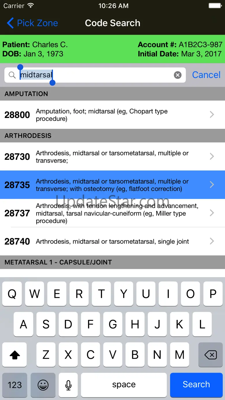 Mobile Coder Foot & Ankle 1.17.1
