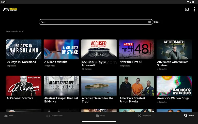 A&E Crime Central 8.7.0