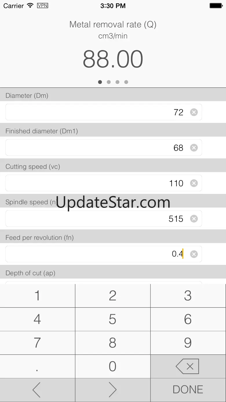 Machining Calculator 3.1