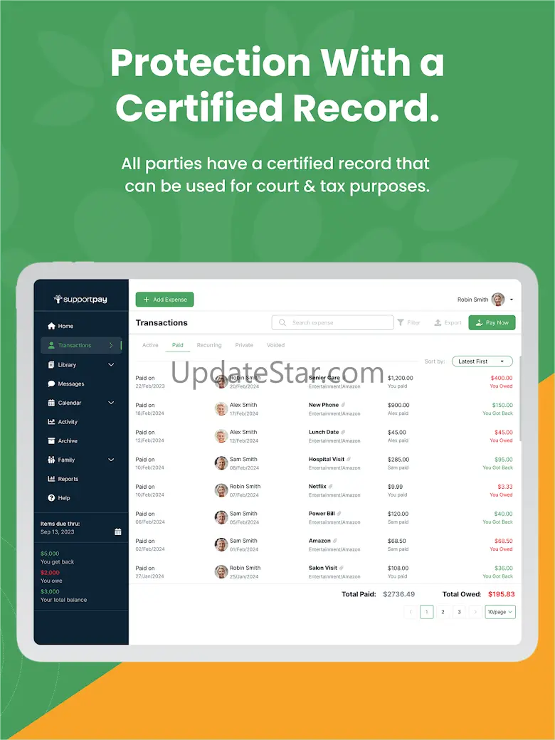 SupportPay: Split Expenses 5.2.4