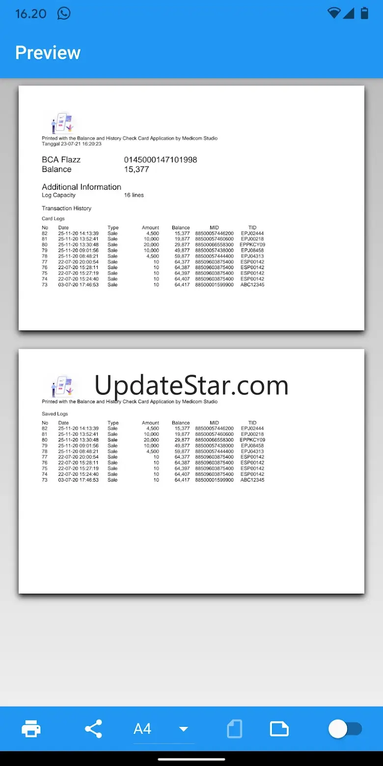 eChis Electronic money info 4.4.59