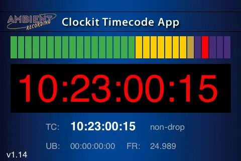 Clockit Timecode App 1.15