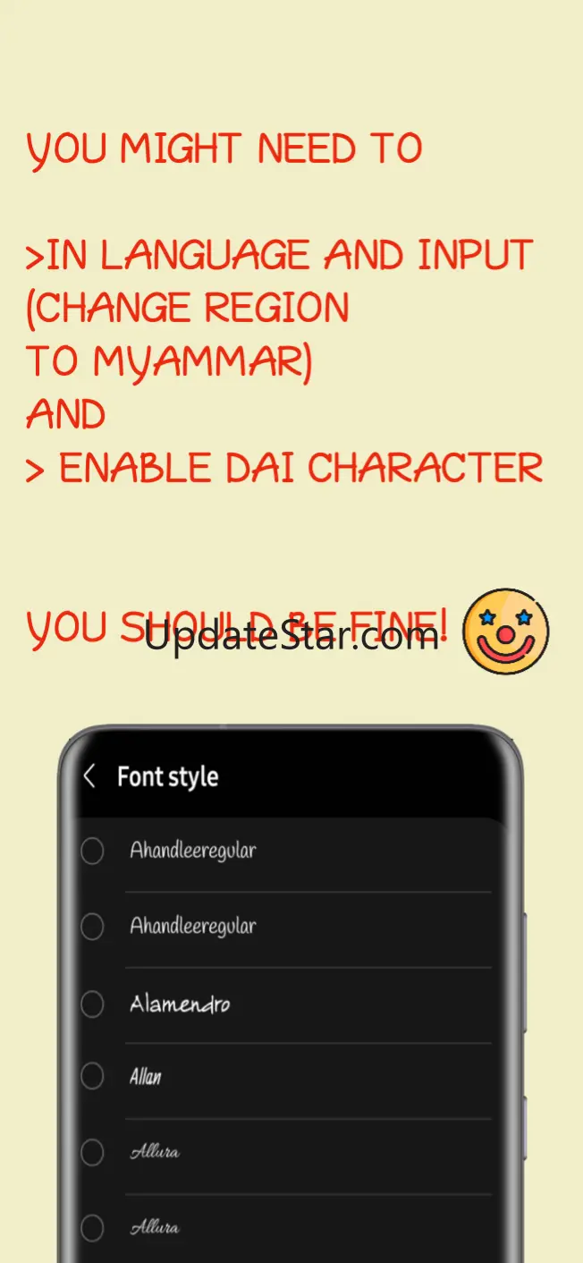 Fonts for OPPO- Stylish 1.6