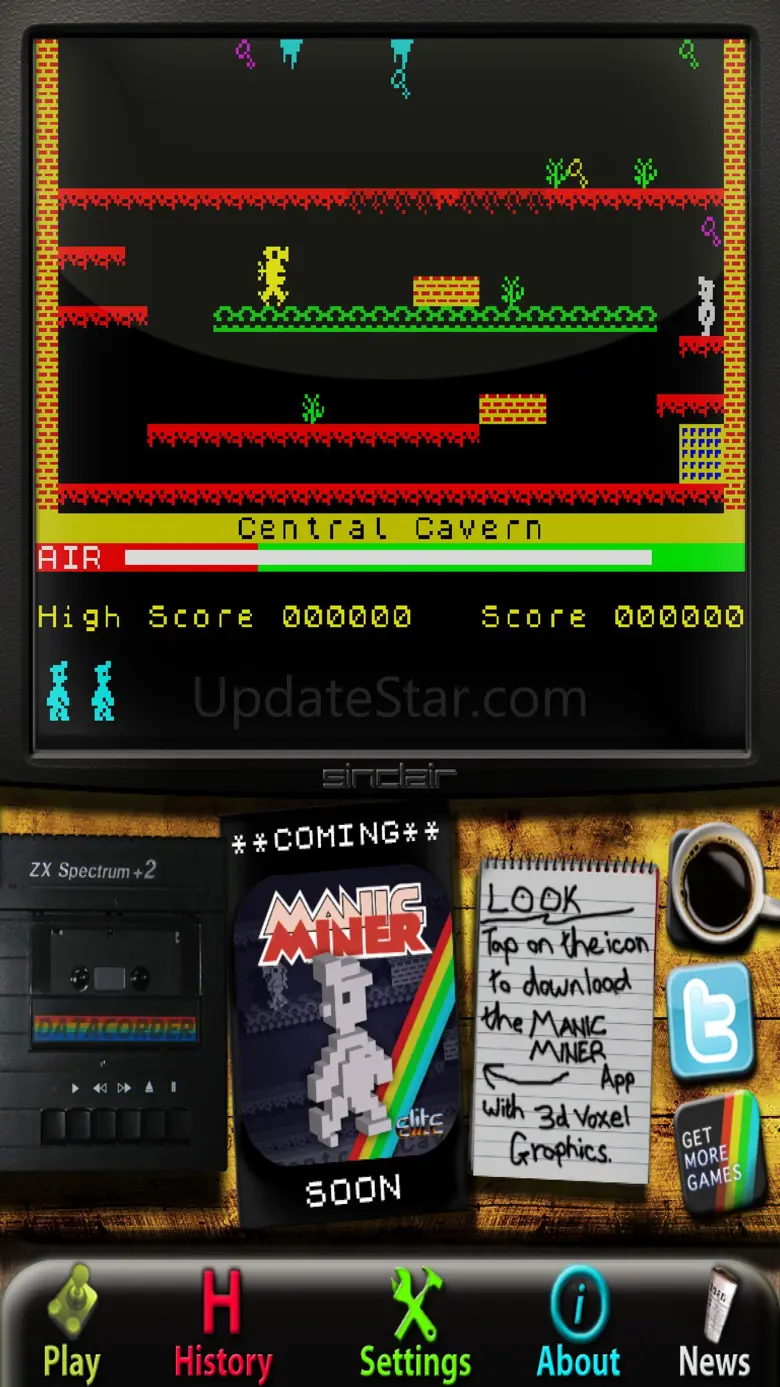 Manic Miner: ZX Spectrum HD v1.7