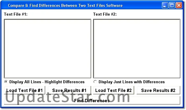Compare Two Text Files Software 7.0