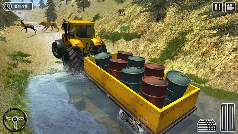 Tractor Trolley Cargo Drive 1.6