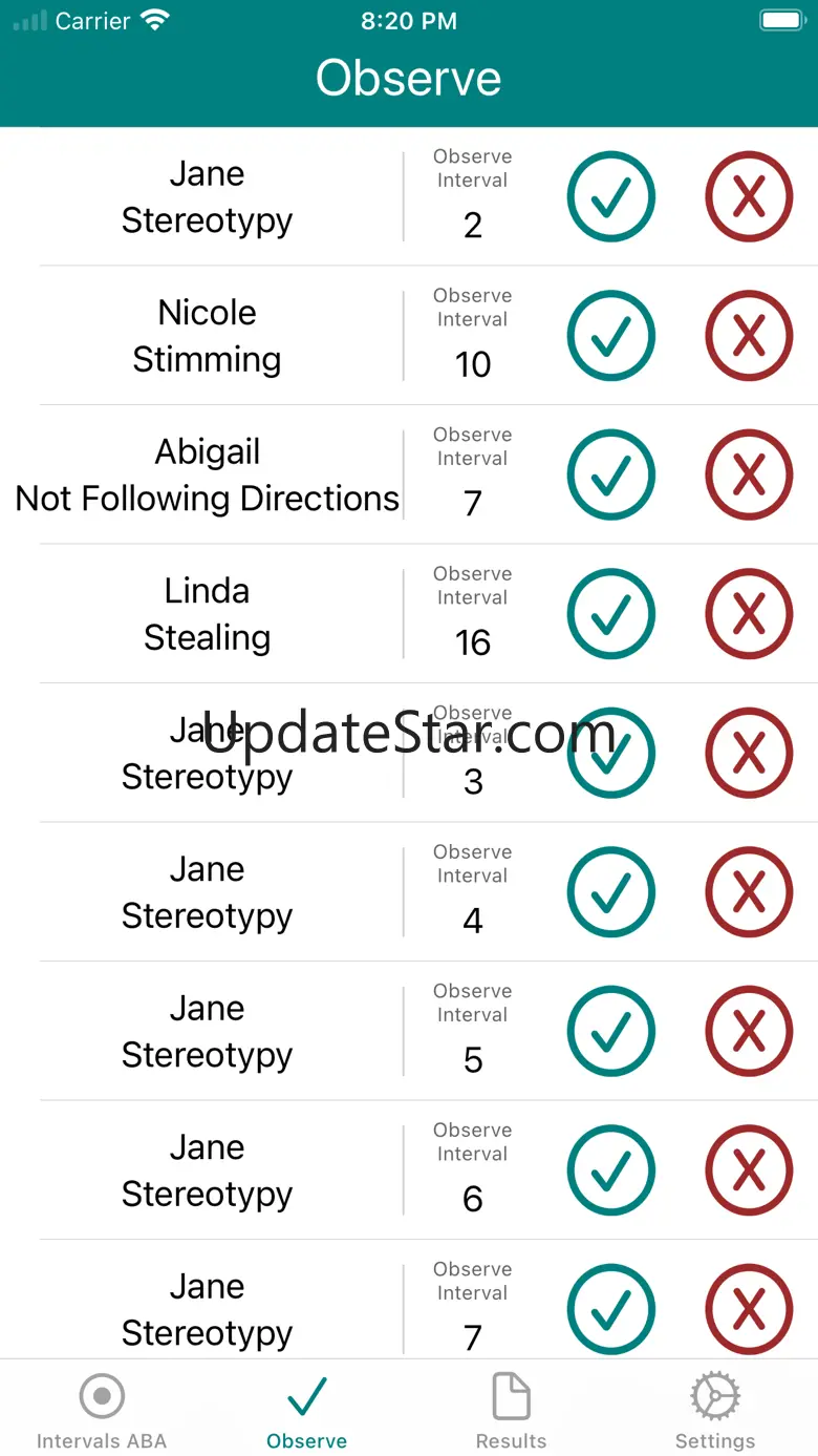 Intervals ABA 5.1.0