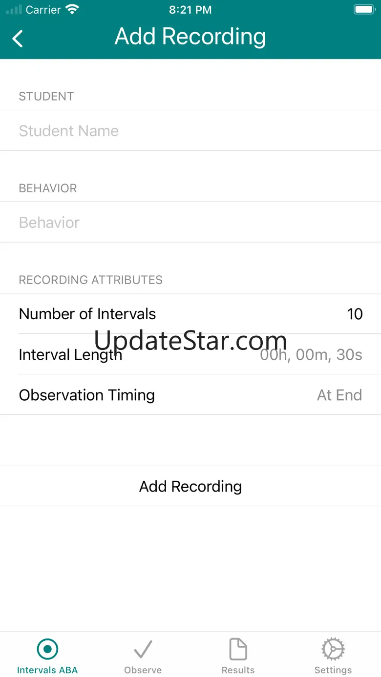 Intervals ABA 5.1.0