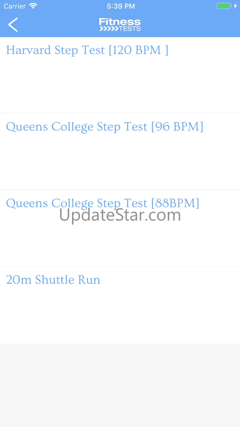 Fitness Tests 5.4