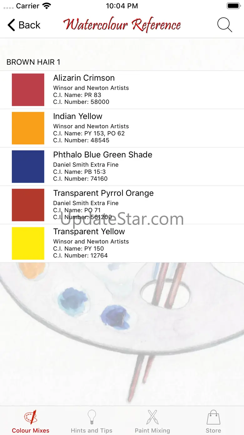 Watercolour Reference 2.2.5