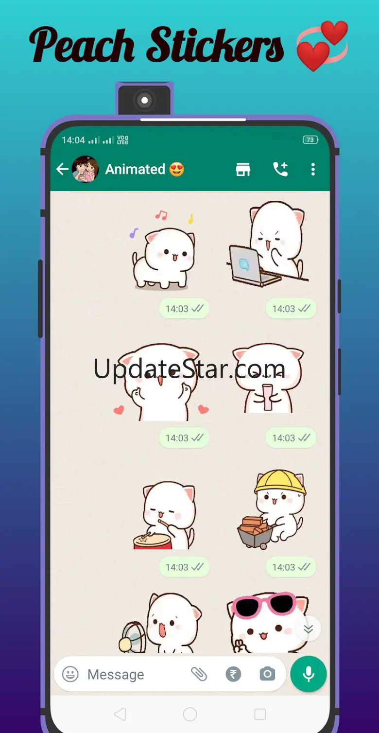 Peach Goma - Animated Stickers 1.0
