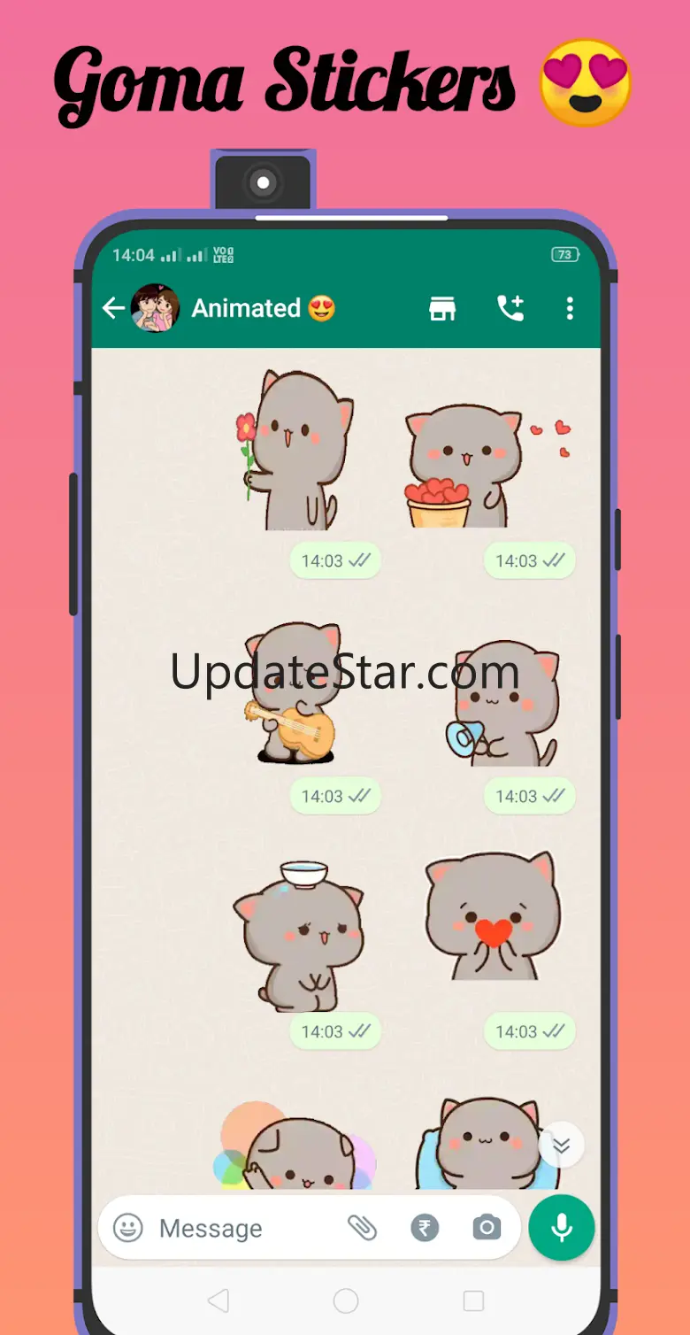 Peach Goma - Animated Stickers 1.0