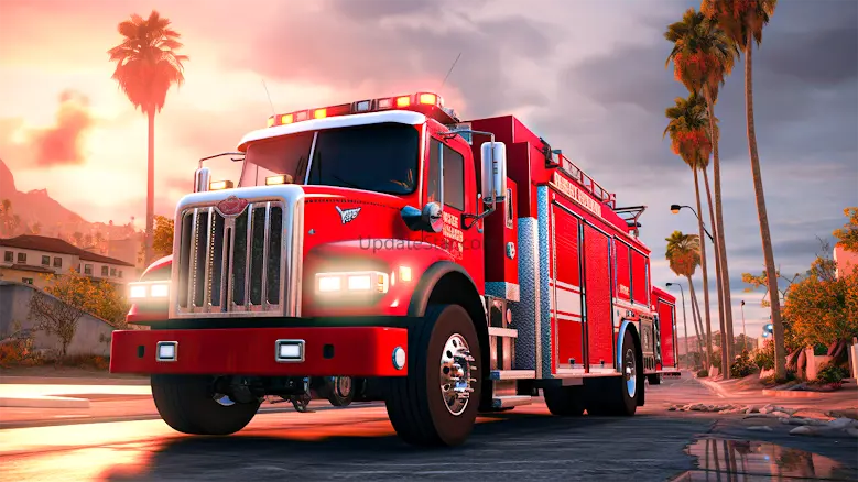 Fire Truck Simulator Game 3.1