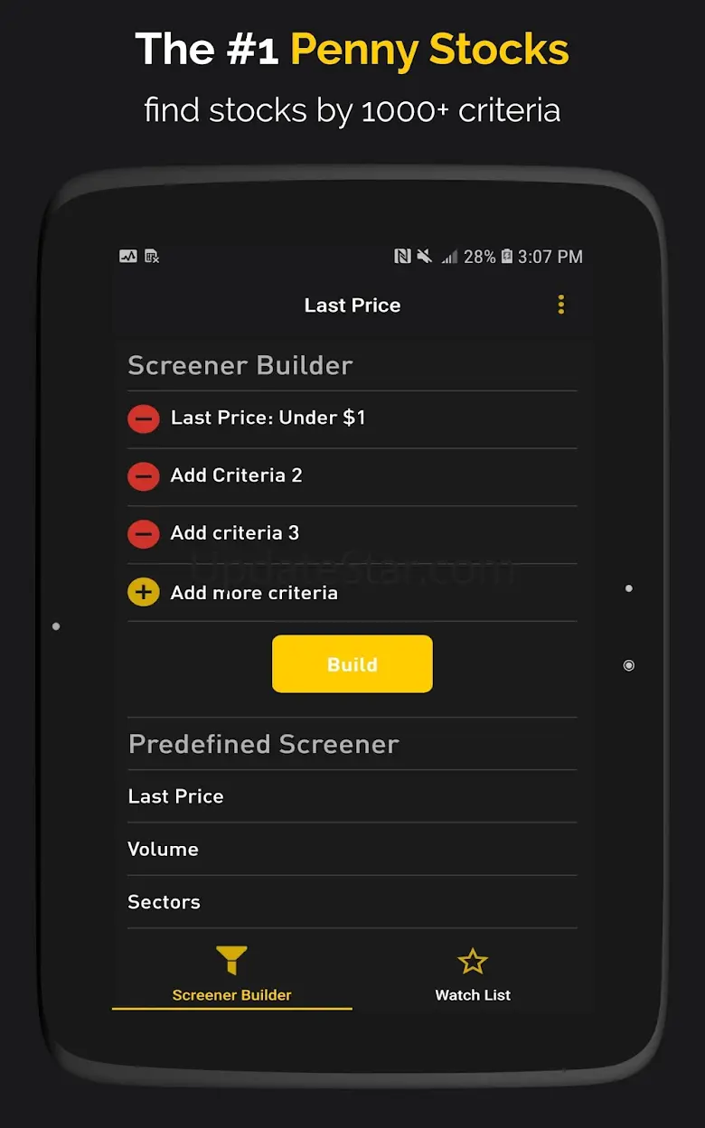 Penny Stock and OTC Screener 1.2.0
