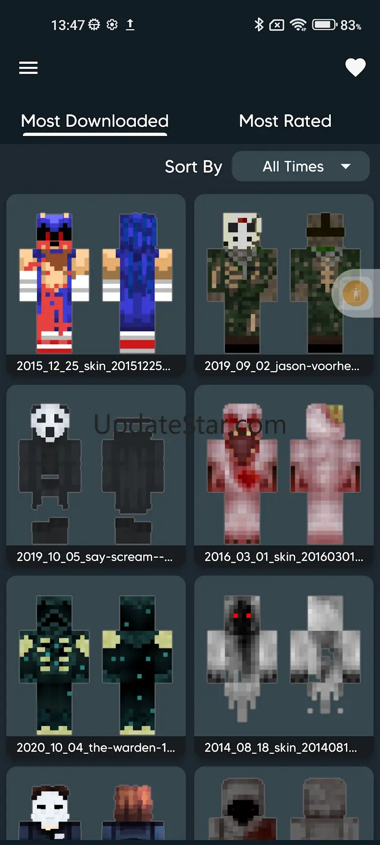 Horror Skins for Minecraft 1