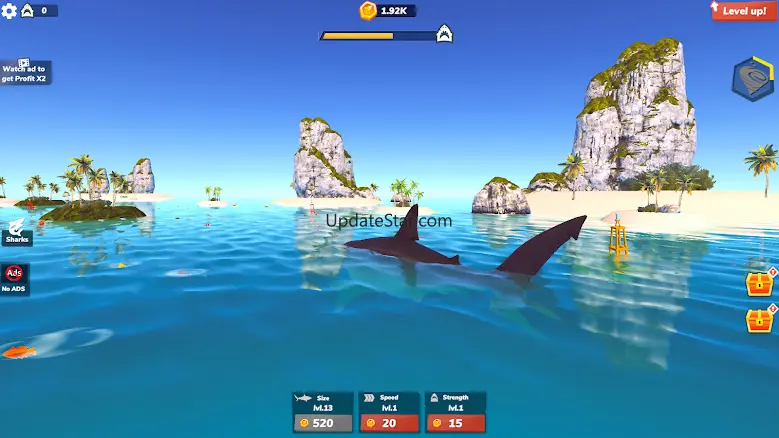 Idle Shark 2-Mega Tycoon Game 0.6