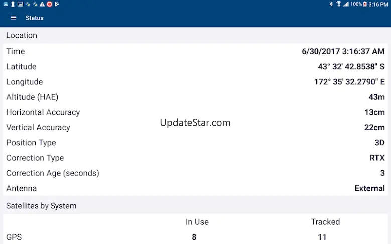 GNSS Status 3.0.8