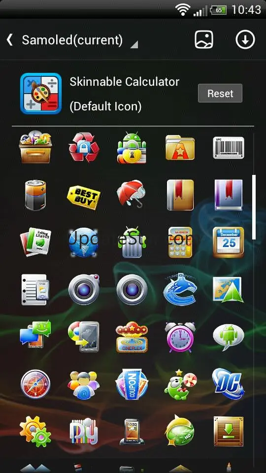 SAMOLED GO Launcher EX Theme 1.03