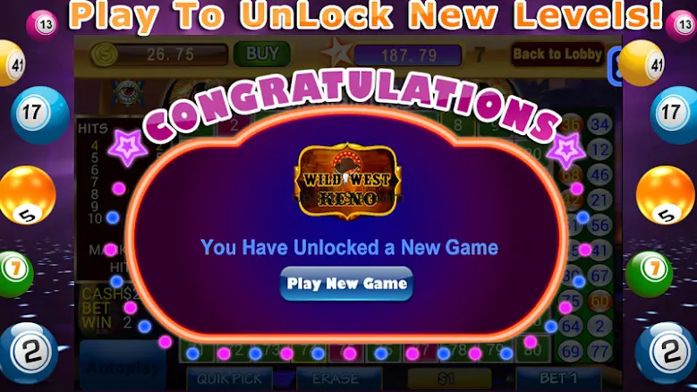 Lucky Keno- Casino Bonus Games 2.9.8