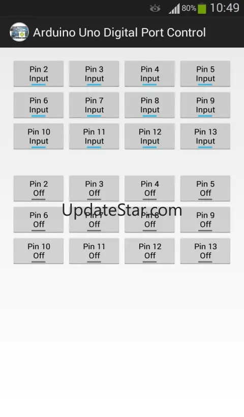 Arduino Uno Port Control 2.2