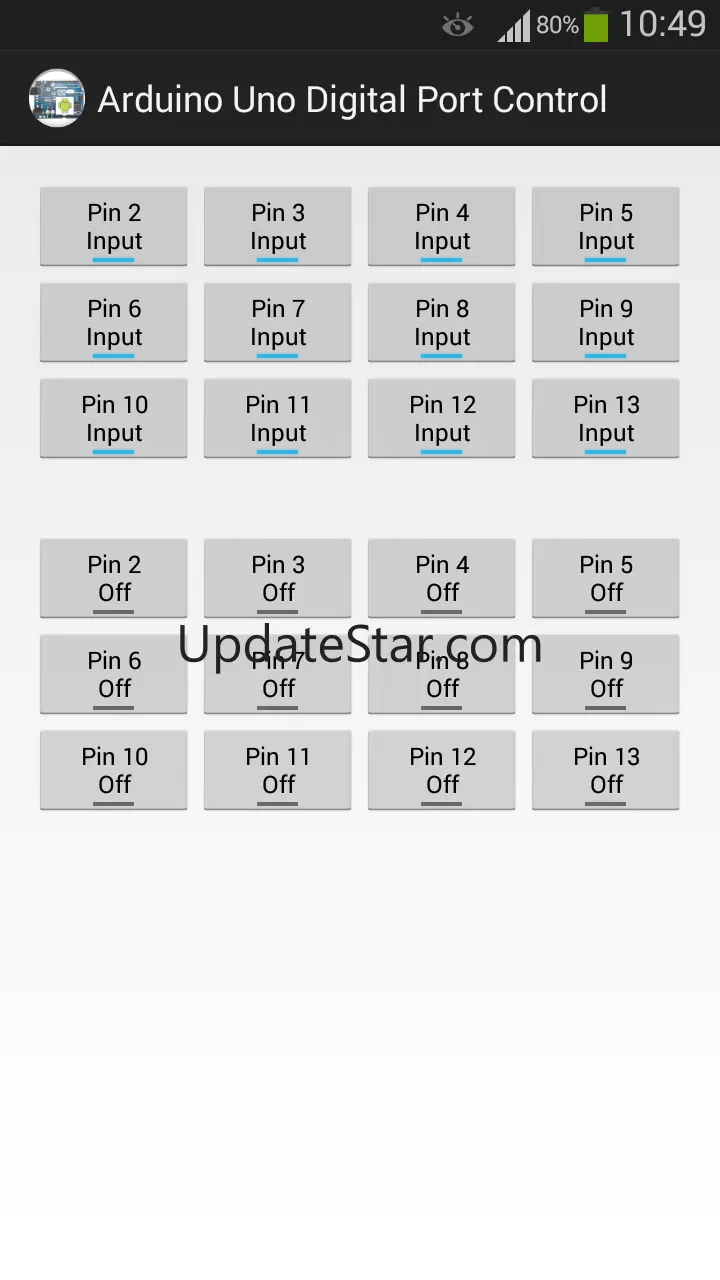 Arduino Uno Port Control 2.2