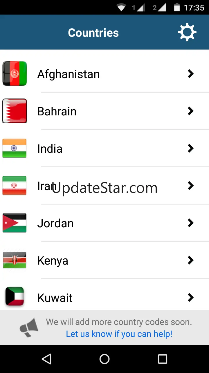 Mobile Network Codes 1.17